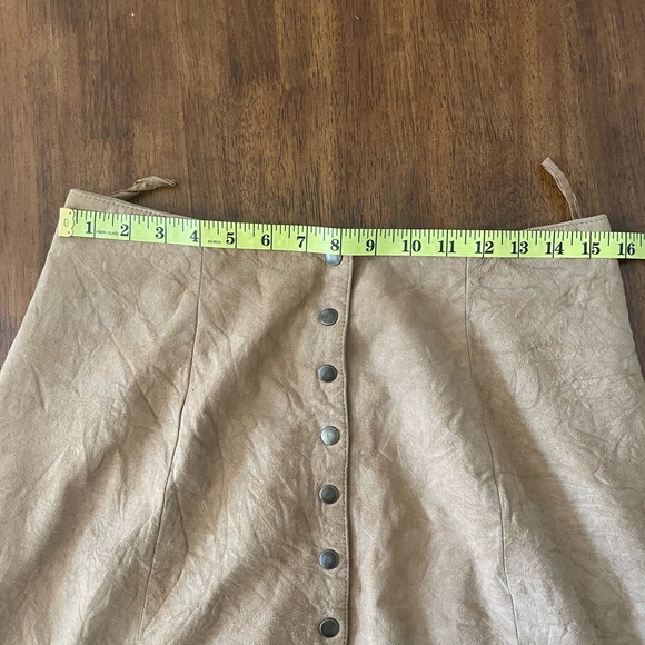 Vintage fringed suede maxi skirt - Picture 7 of 12